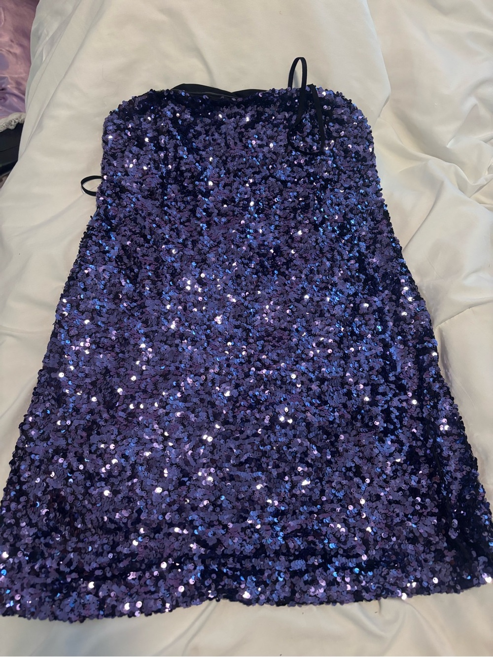 Speechless Purple Sequin Party Dress